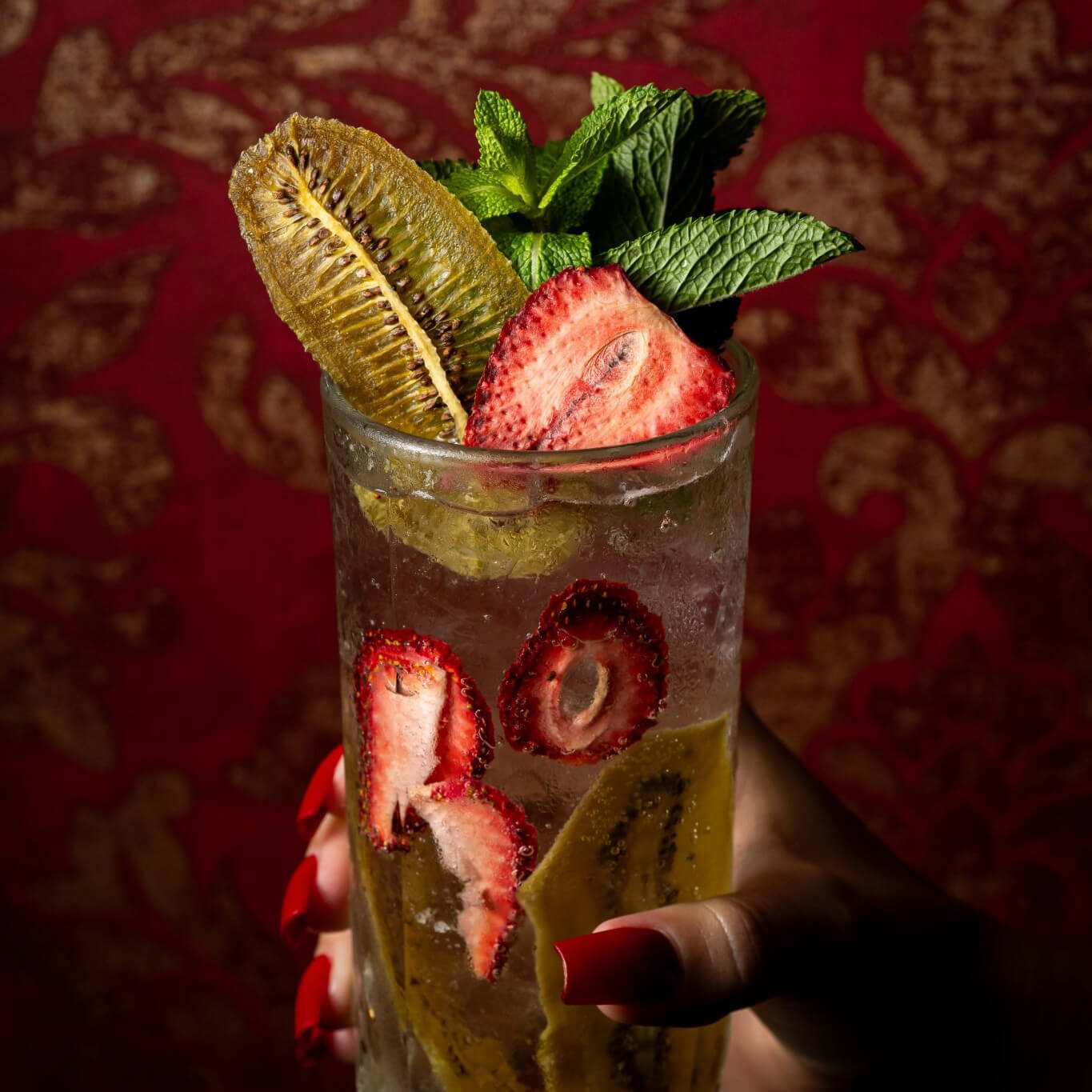 Dehydrated Strawberry Full Wheels