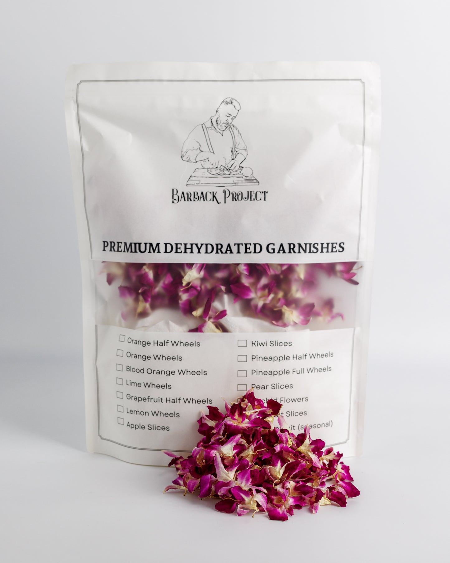 Dehydrated Orchid Flowers