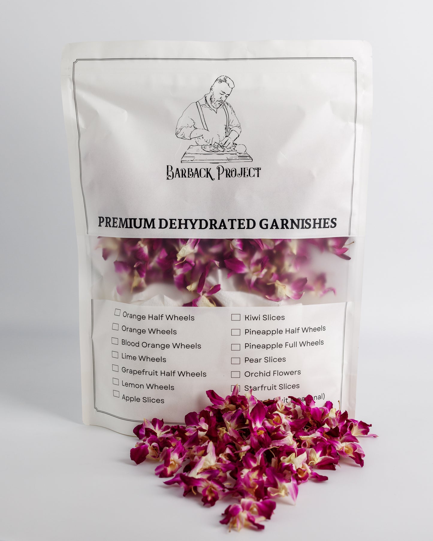 Dehydrated Orchid Flowers