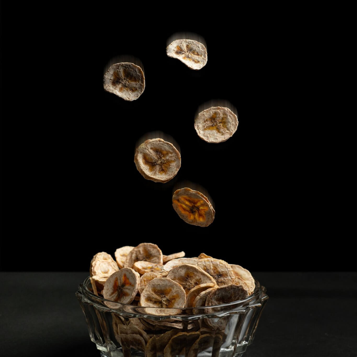 Dehydrated Bananas Wheels