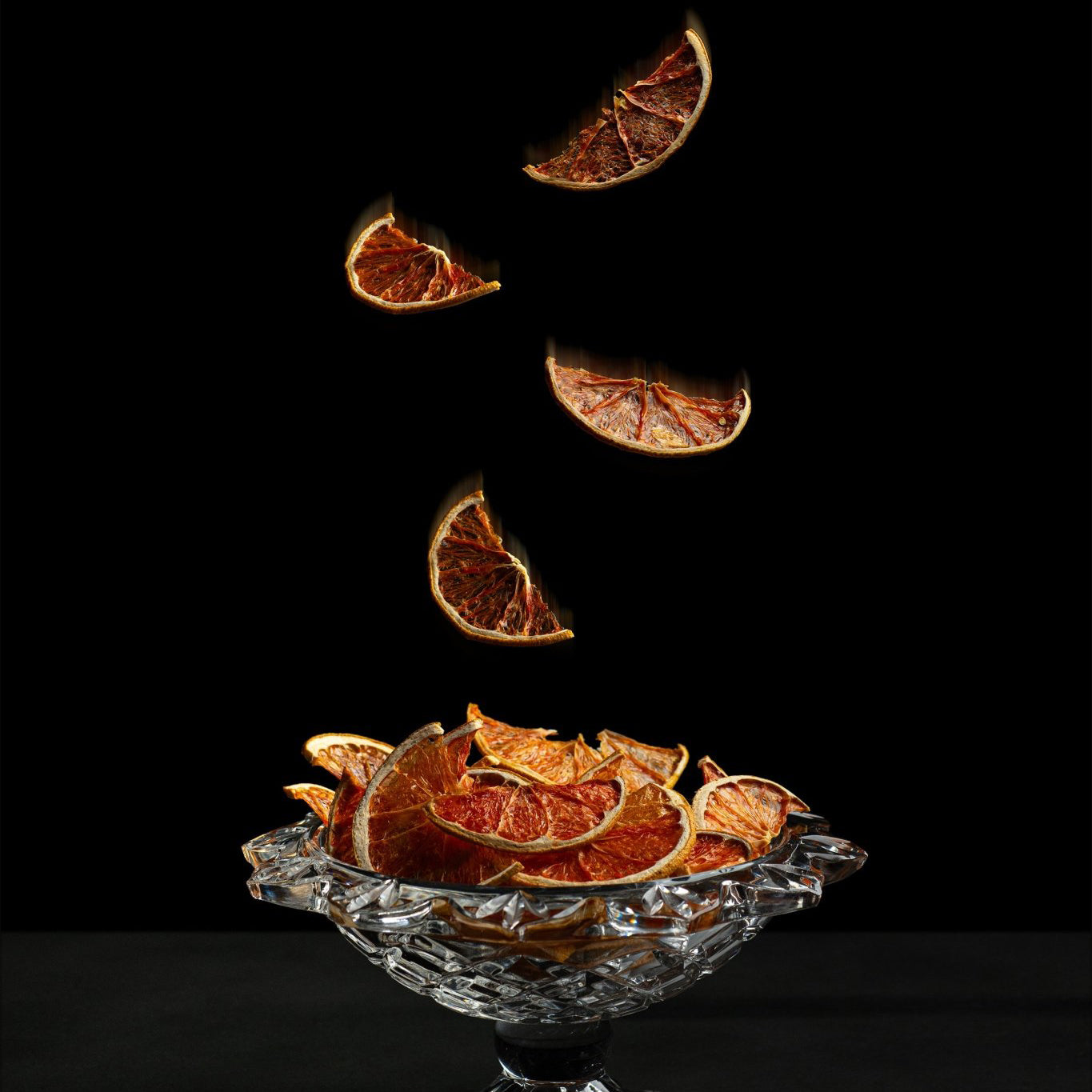 Dehydrated Grapefruit Half Wheels