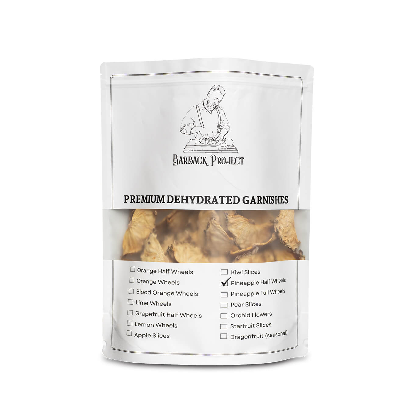 Dehydrated Pineapple Half Wheels