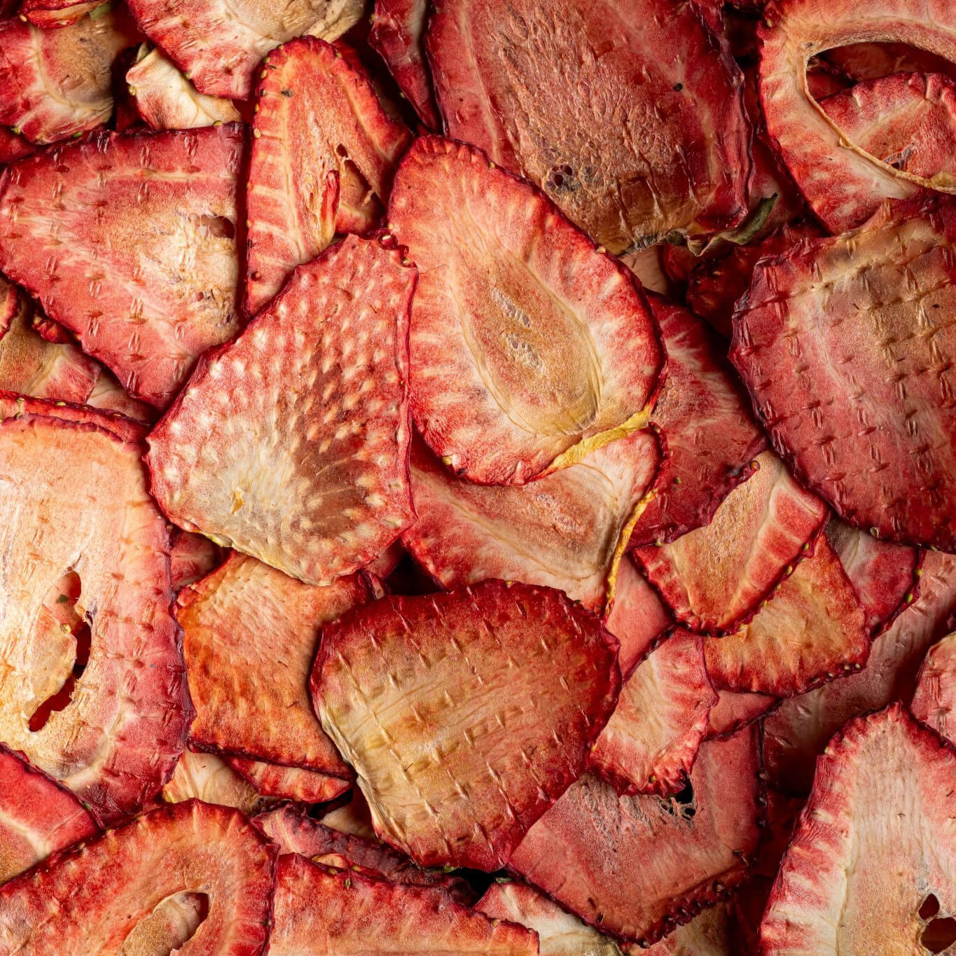 Dehydrated Strawberry Full Wheels