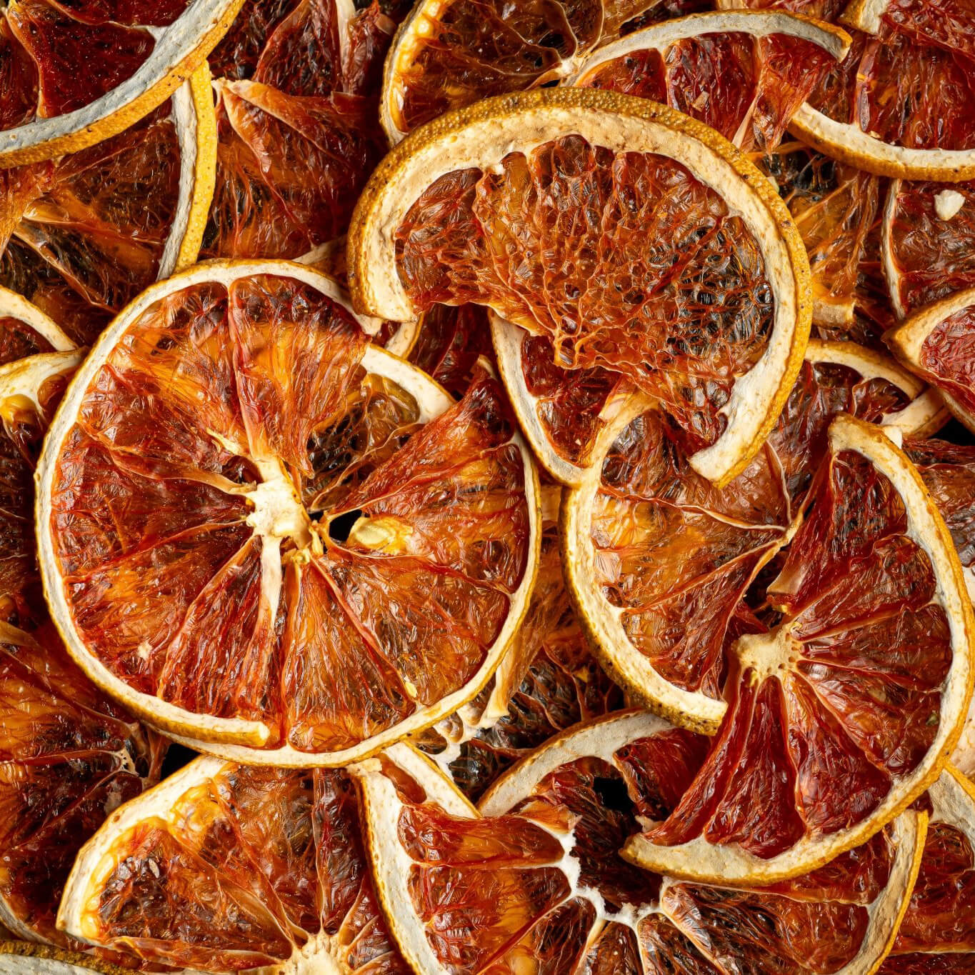 Dehydrated Blood Orange Wheels